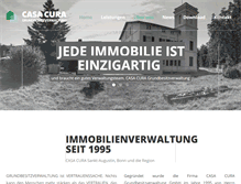 Tablet Screenshot of casa-cura.de
